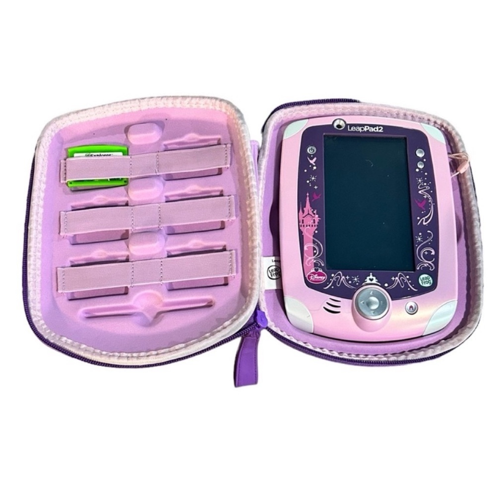 Leapfrog & Disney Princess LeapPad 2 Tablet Learning System W/ Game & Case - Picture 2 of 4